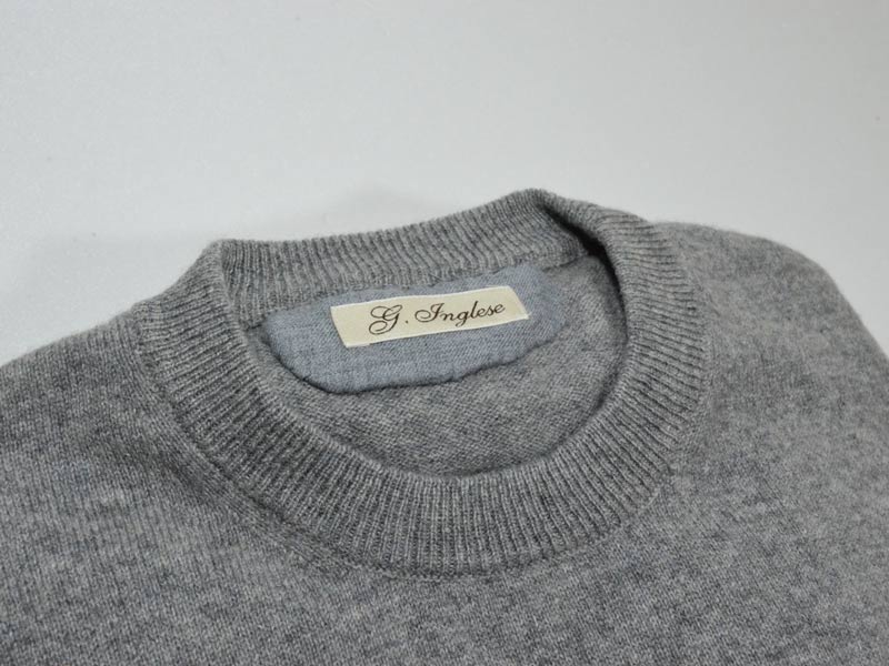 Sweater 100% Cashmere – Grey – G Inglese Store